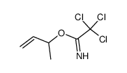 2,2,2-trichloroacetimidic acid 1-methylallyl ester结构式