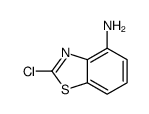 2-氯苯并[d]噻唑-4-胺结构式