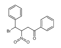4-bromo-3-nitro-1,4-diphenyl-butan-1-one结构式