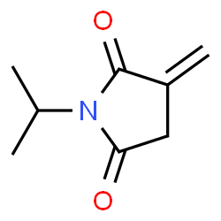 2,5-Pyrrolidinedione,3-methylene-1-(1-methylethyl)-(9CI) Structure
