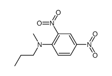 N-(2,4-dinitrophenyl)-methyl-n-propylamine Structure