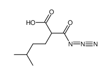 isopentyl-malonic acid-monoazide结构式