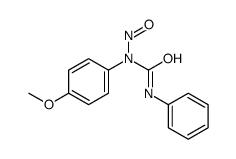 1-(4-methoxyphenyl)-1-nitroso-3-phenylurea Structure