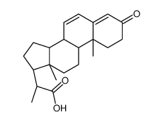 2-[(8S,9S,10R,13S,14S)-10,13-dimethyl-3-oxo-1,2,8,9,11,12,14,15,16,17-decahydrocyclopenta[a]phenanthren-17-yl]propanoic acid Structure