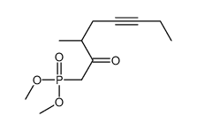 1-dimethoxyphosphoryl-3-methyloct-5-yn-2-one Structure