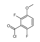 2,6-Difluoro-3-methoxybenzoyl chloride Structure