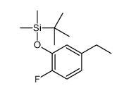 tert-butyl-(5-ethyl-2-fluorophenoxy)-dimethylsilane结构式