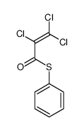 S-phenyl 2,3,3-trichloroprop-2-enethioate Structure