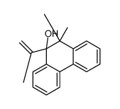 10,10-dimethyl-9-prop-1-en-2-ylphenanthren-9-ol结构式