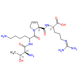 (3,4-Dehydro-Pro3)-Tuftsin结构式