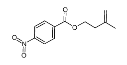 3-methylbut-3-enyl 4-nitrobenzoate Structure