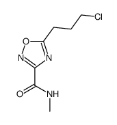5-(3-chloropropyl)-N-methyl-1,2,4-oxadiazole-3-carboxamide Structure