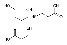 二(3-巯基乙酸)-1,4-丁二酯结构式