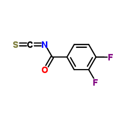3,4-Difluorobenzoyl isothiocyanate Structure