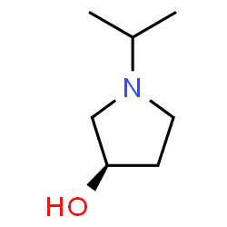 (3R)-1-Isopropyl-3-pyrrolidinol Structure