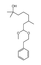 8-methoxy-2,6-dimethyl-8-(2-phenylethoxy)octan-2-ol结构式