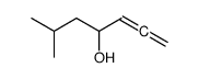 6-methylhepta-1,2-dien-4-ol结构式