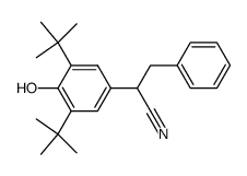 4-(α-benzyl-α-cyano-methyl)2,6-di-t-butyl phenol Structure