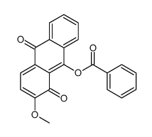 (2-methoxy-1,10-dioxoanthracen-9-yl) benzoate Structure