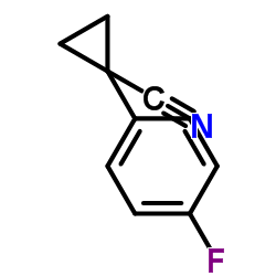 1-(4-Fluorophenyl)cyclopropanecarbonitrile Structure