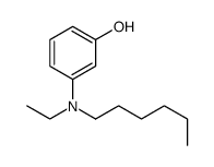 m-[Ethyl(hexyl)amino]phenol Structure