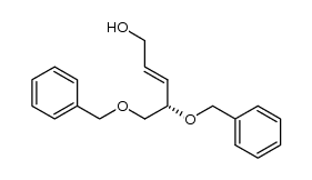 (S,E)-4,5-bis(benzyloxy)pent-2-en-1-ol结构式