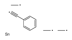 triethyl(2-phenylethynyl)stannane Structure