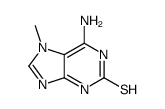 6-amino-7-methyl-1H-purine-2-thione Structure