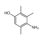 4-氨基-2,3,5-三甲基苯酚结构式