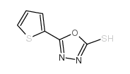 5-(2-噻吩)-1,3,4-噁二唑-2-硫醇结构式