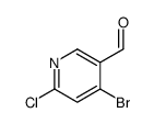 4-Bromo-6-chloronicotinaldehyde structure