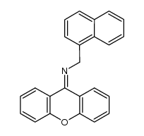 N-(1-naphthylmethyl)xanthone imine Structure