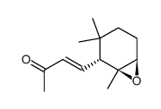 (3E(1R*,2S*,3R*))-4-(2,3-epoxy-2,6,6-trimethylcyclohexyl)but-3-en-2-one结构式