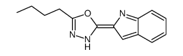 (2Z)-5-butyl-2-indol-2-ylidene-3H-1,3,4-oxadiazole Structure
