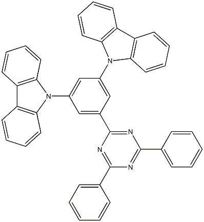 9,9'-(5-(4,6-二苯基-1,3,5-三嗪-2-基)-1,3-亚苯基)双(9H-咔唑)图片