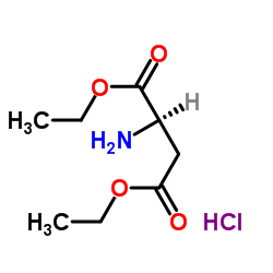 D-天门冬氨酸二乙酯盐酸盐结构式