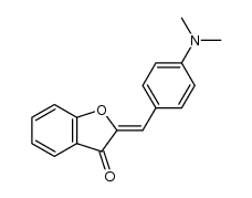 Z-2-[(4-N,N-dimethylaminophenyl)methylene]benzo[b]furan-3-one Structure