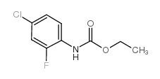(4-氯-2-氟苯基)-氨基甲酸乙酯结构式