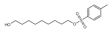 9-hydroxynon-1-yl 4-methylbenzenesulfonate结构式