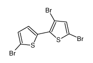 3,5-dibromo-2-(5-bromothiophen-2-yl)thiophene结构式