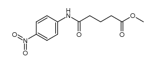 methyl 5-((4-nitrophenyl)amino)-5-oxopentanoate结构式