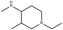 1-乙基-N,3-二甲基哌啶-4-胺结构式