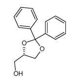 (4S)-2,2-diphenyl-4-(hydroxymethyl)-1,3-dioxolane Structure