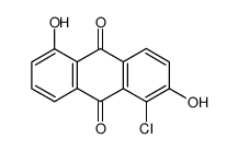 1-chloro-2,5-dihydroxyanthracene-9,10-dione结构式