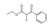ethyl 2-fluoro-2-(phenylsulfinyl)acetate结构式