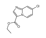 7-氯咪唑并[1,2-a]吡啶-3-甲酸乙酯结构式