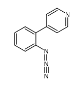 4-(2-azidophenyl)pyridine结构式