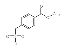 [4-(甲氧羰基)苯基]甲磺酰氯结构式