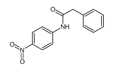 N-phenylacetyl-4-nitroaniline Structure