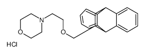 11-(2-Morpholinoethoxy)methyl-9,10-dihydro-9,10-ethanoanthracene hydrochloride结构式